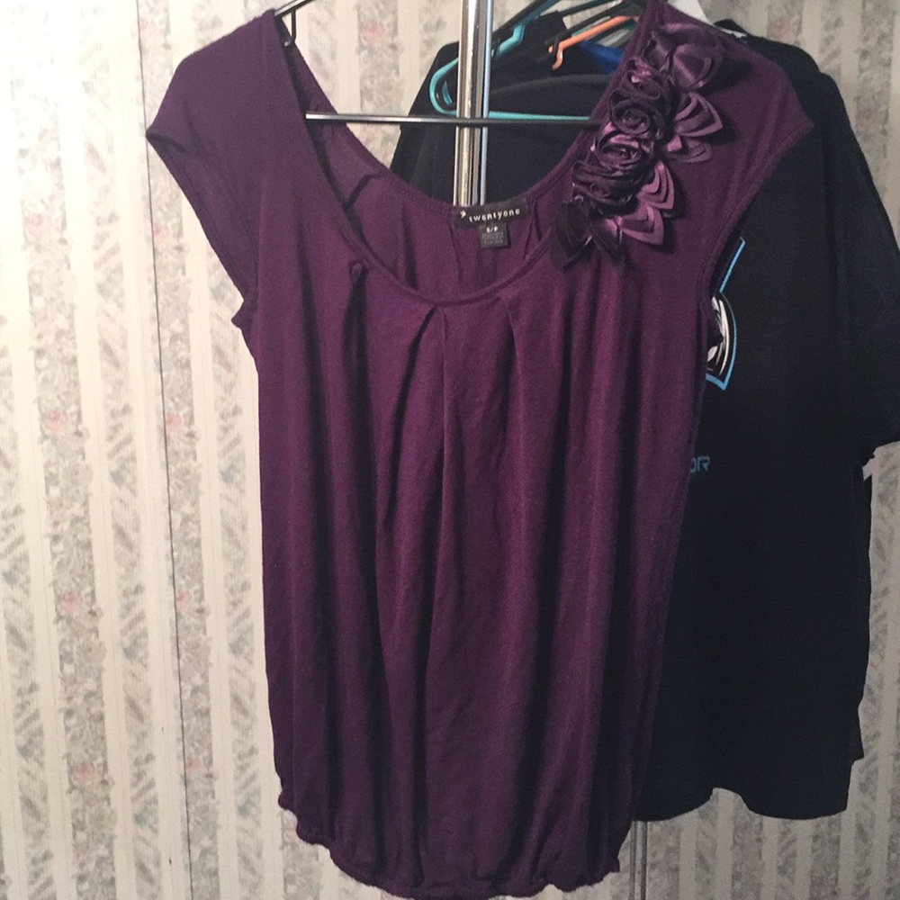 Dark purple top